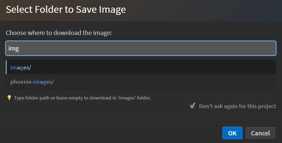 Folder selection Dialog