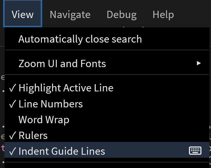 Indent Guide Lines Enable Image