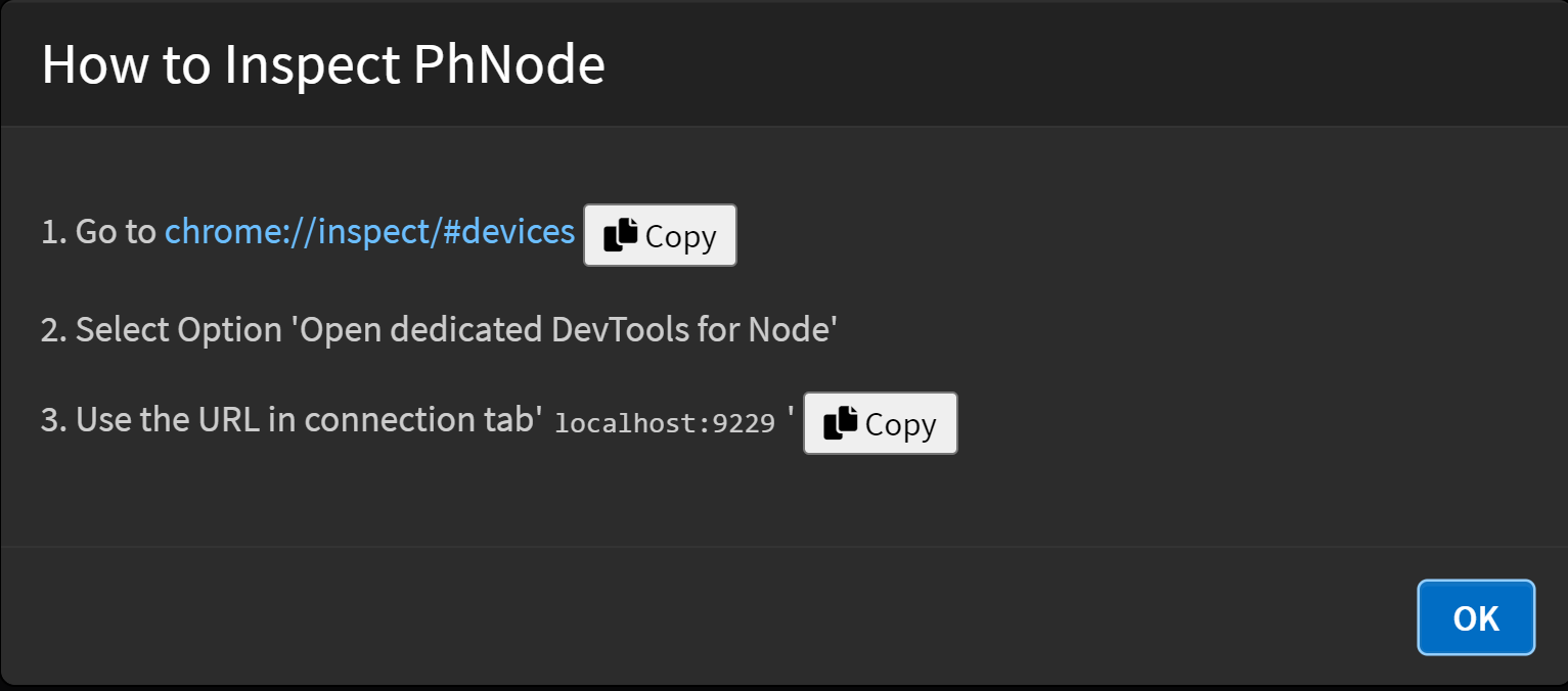 Inspect Phnode